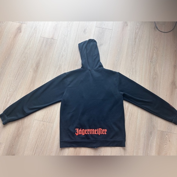 Jagermeister Men’s Zip Up Hoodie Size Extra Large - Cotton
Black and Orange - Picture 4 of 5